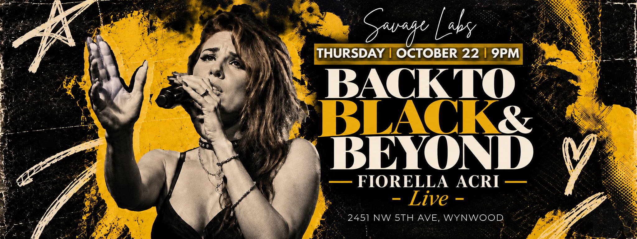 Back to Black & Beyond – Fiorella Acri Live